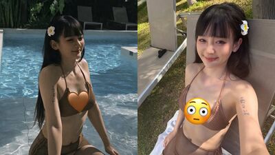 籃球女神洗菜出國脫了！　「解放比基尼」一轉身臀型被看光