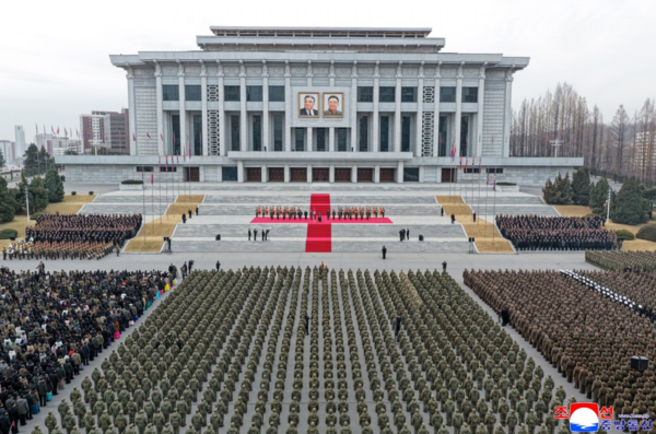 ▲▼金正恩迎接赴俄任務部隊。（圖／取自朝中社）