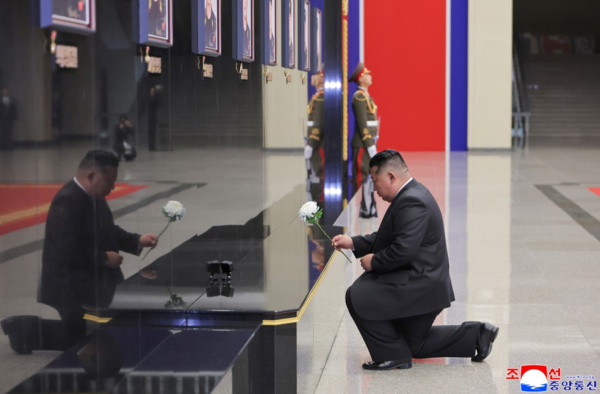 ▲▼金正恩迎接赴俄任務部隊。（圖／取自朝中社）