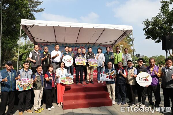 ▲2025台南總舖師四季辦桌冬季場13日在山上花園水道博物館登場，百桌齊開，為年度活動畫下壓軸。（記者林東良翻攝，下同）