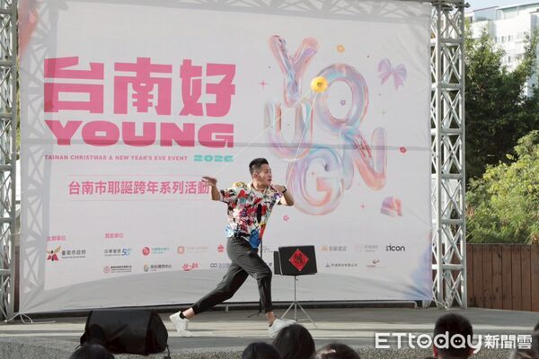 ▲「2026台南好young」親子活動壓軸場13日在東區時代公園登場，吸引近6000人次參與。（記者林東良翻攝，下同）