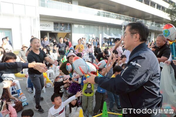 ▲「2026台南好young」親子活動壓軸場13日在東區時代公園登場，吸引近6000人次參與。（記者林東良翻攝，下同）