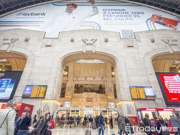 ▲▼義大利米蘭中央車站、義鐵。（圖／記者蔡玟君攝）
