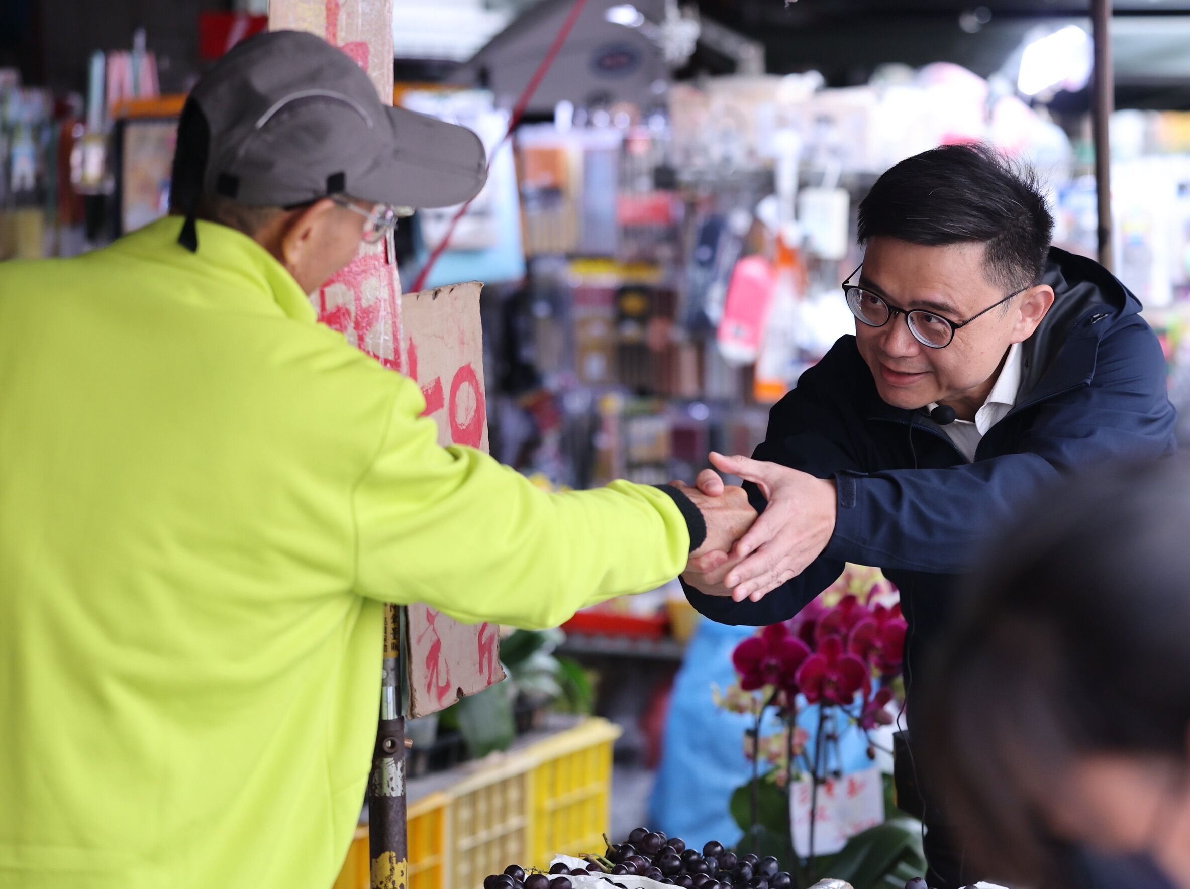 ▲▼王瑞德,肉豆公市場,高雄。（圖／翻攝自賴瑞隆臉書）