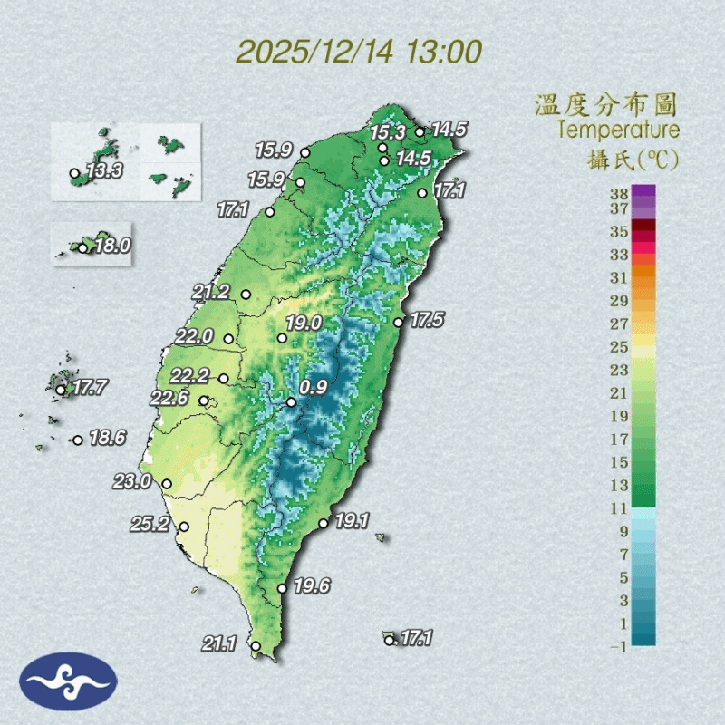 ▲▼ 。（圖／中央氣象署）