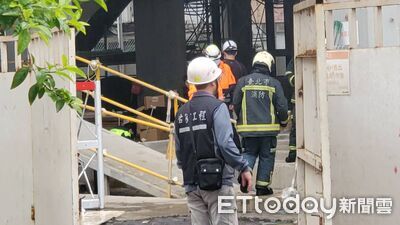 快訊／北市忠孝復興站旁工地驚傳墜樓　女當場死亡警拉封鎖線調查