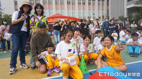 ▲台南市永福國小110週年校慶以「百十永福，百世幸福」為主題，舉辦共融運動會與多元活動。（記者林東良翻攝，下同）