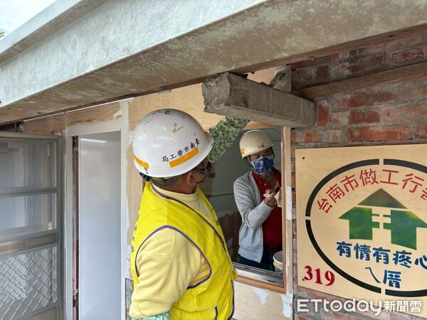 ▲台南做工行善團完成七股區第319戶修繕案，志工合力改善職災案家居住環境，讓生活重回正軌。（記者林東良翻攝，下同）