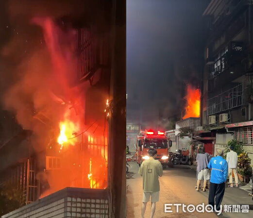 新莊火警。（圖／民眾提供）