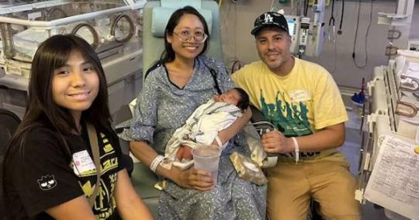 腹腔有10公斤腫瘤!醫開刀驚見「足月男胎」 41歲女迎來奇蹟寶寶