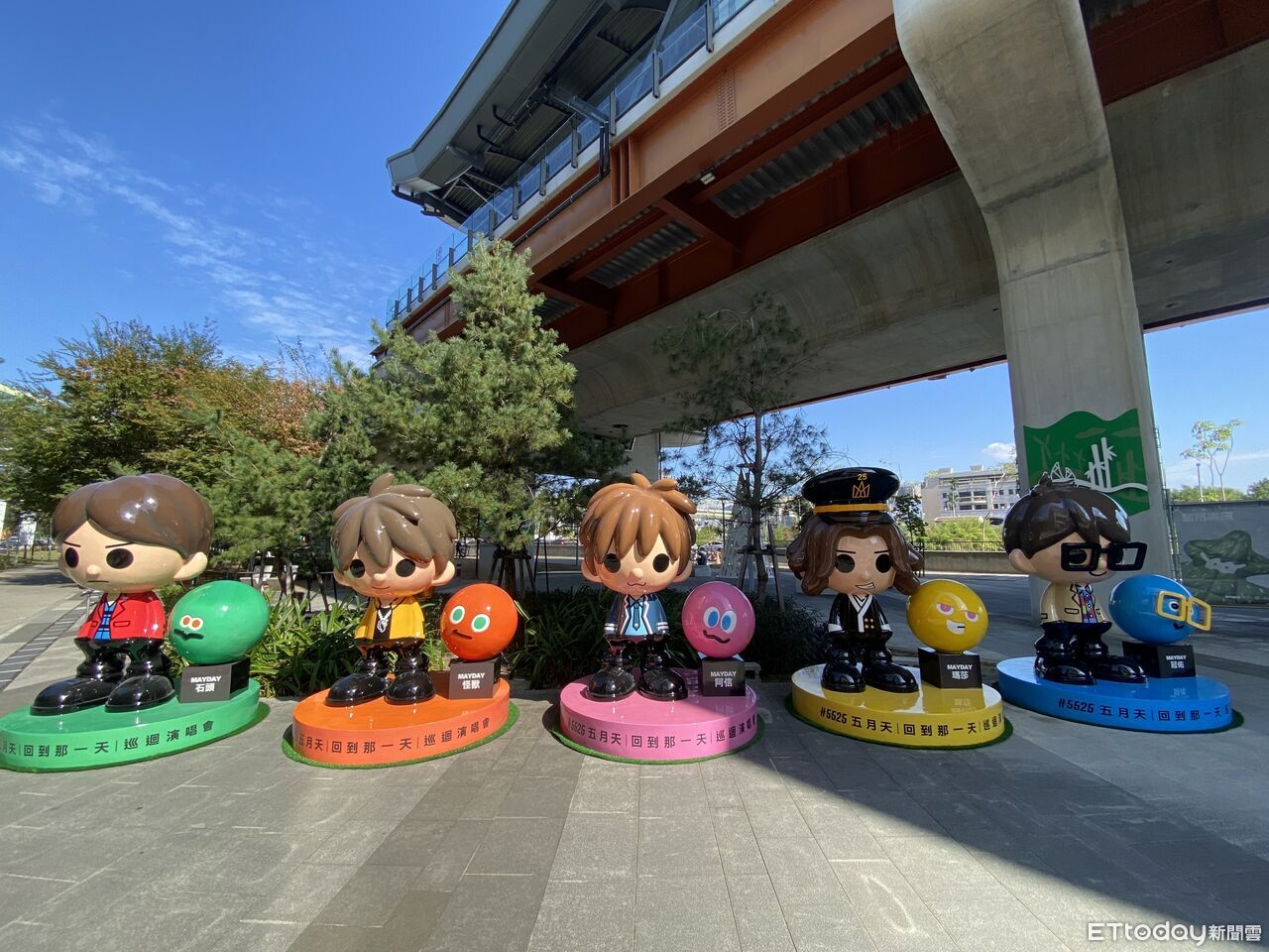 「菜頭粿」爬上車站!中捷《五月天》主題站完工 粉絲拍到手軟
