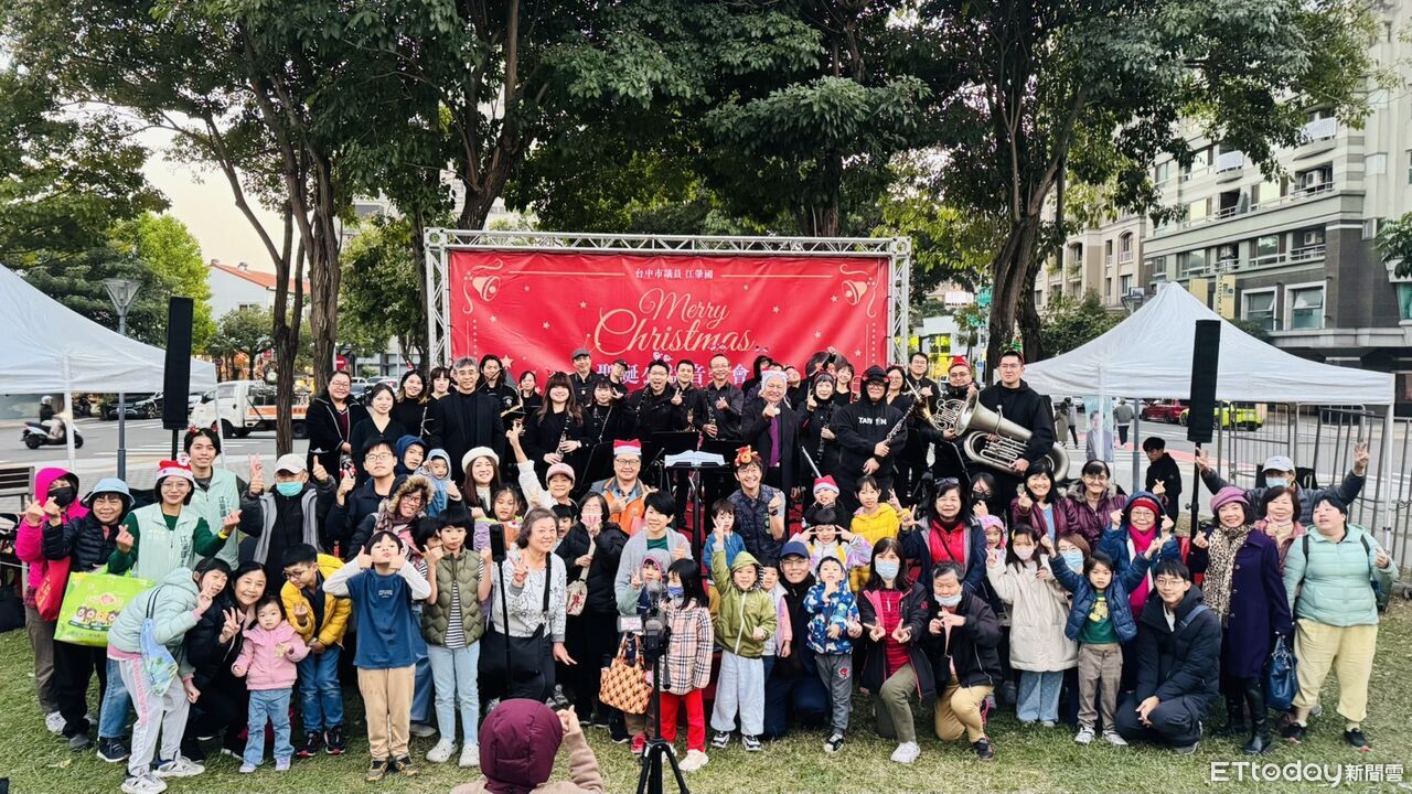 聖誕樂聲響徹台中!江肇國邀樂團公益開唱 「大咖」驚喜現身