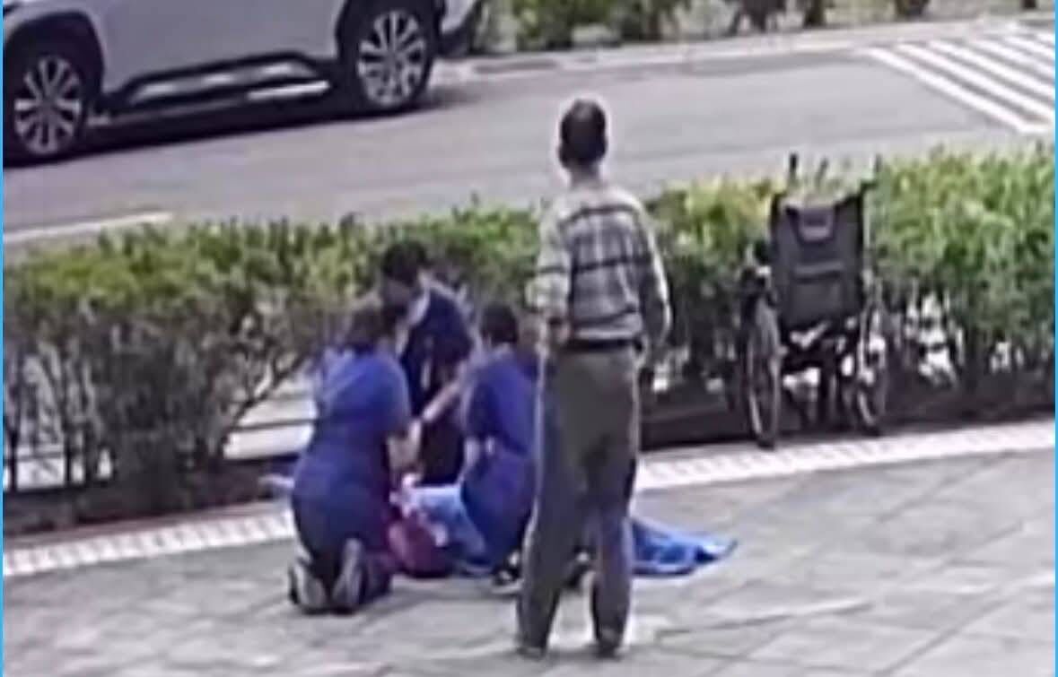 長者人行道突倒下 診所護理師全衝出救人!醫師:以大家為榮