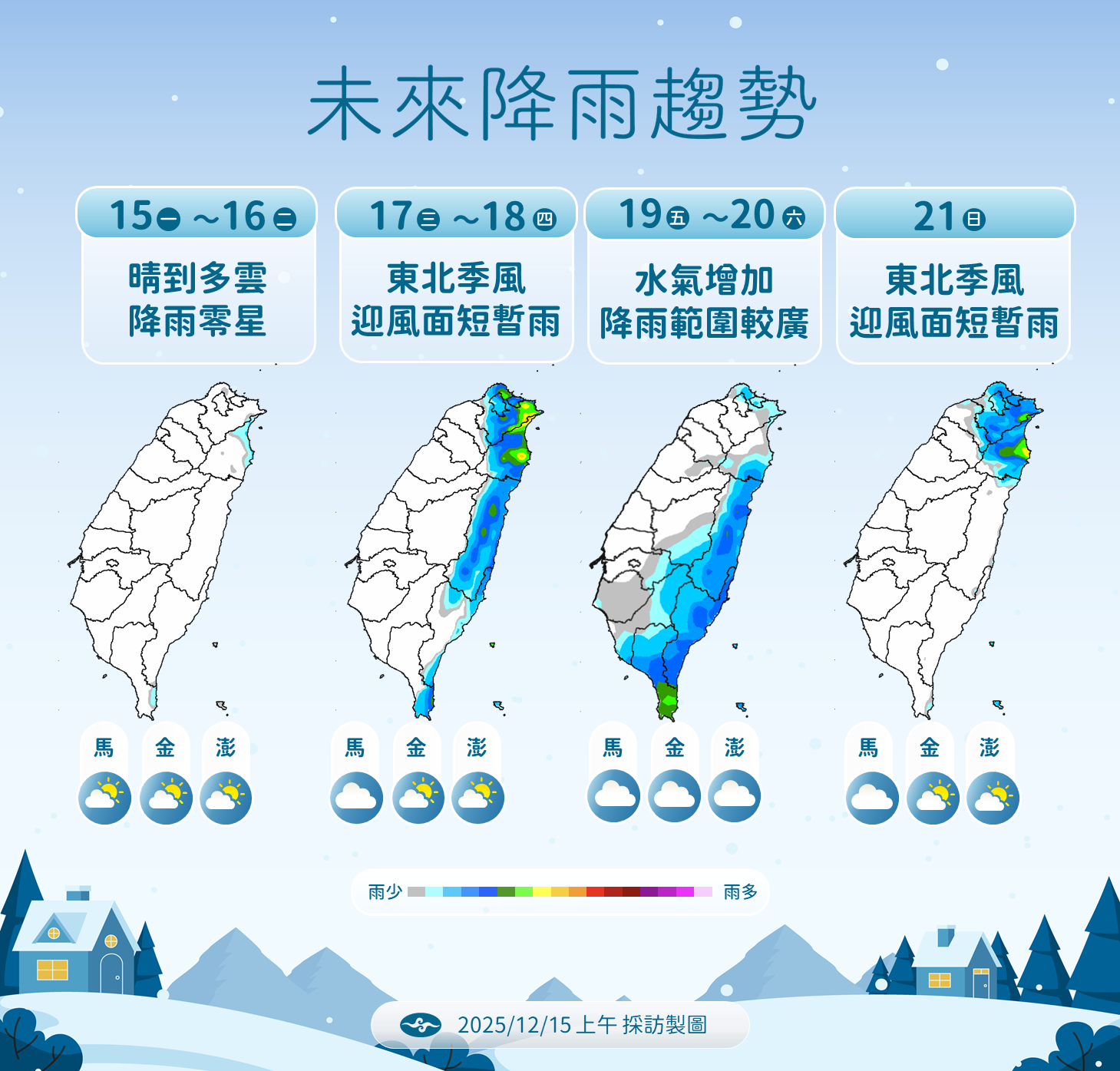 ▲▼未來一周天氣。（圖／氣象署提供）