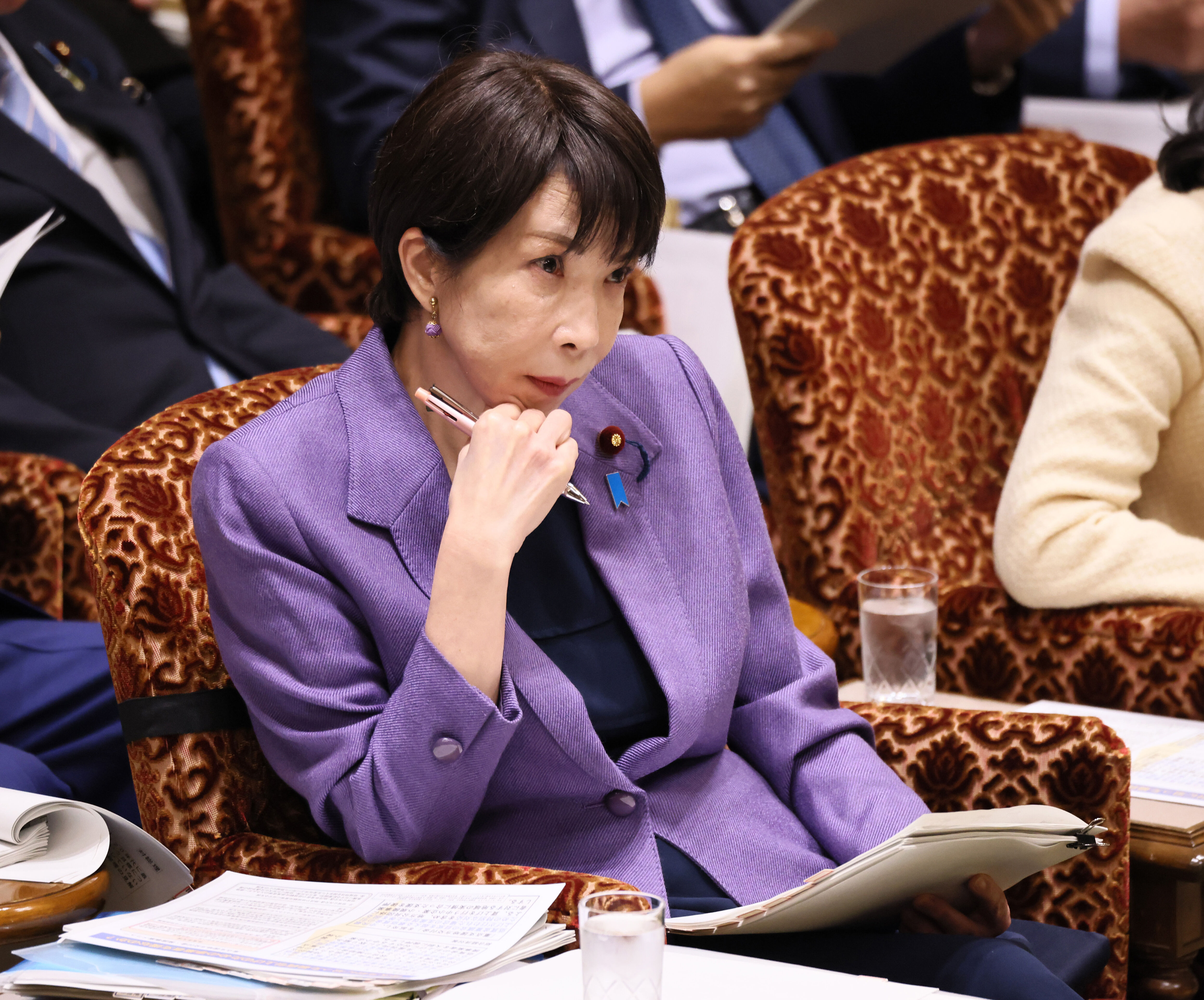 ▲▼日本首相高市早苗15日出席參議院預算委員會。(圖/達志影像/美聯社)