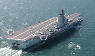 爆炸衝擊波阻蛙人襲擊　福建艦四角設榴彈砲全向近程防禦