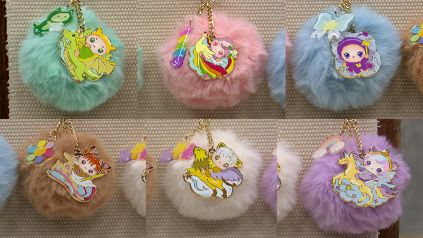 ▲▼利百代,魔法天使毛球吊飾盲盒,利霓,利鹿,利比,利飛,利琪,蝶利,夾娃娃機。（圖／記者姜國輝攝）