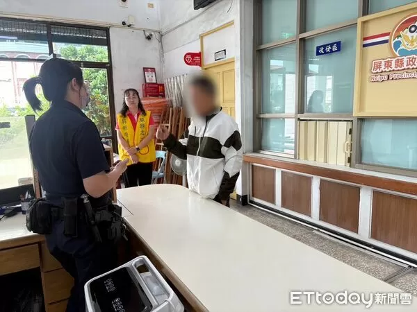 ▲李男求助內埔警方。（圖／記者陳崑福翻攝）