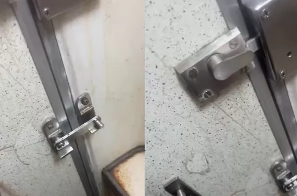 搭臥鋪火車「40男突闖進車廂」　女嚇逃把自己反鎖在廁所求救。（圖／翻攝自X）