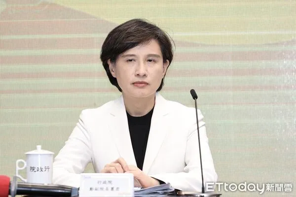 ▲▼行政院副院長鄭麗君出席「捍衛憲政秩序 行政院記者會」。（圖／記者徐文彬攝）