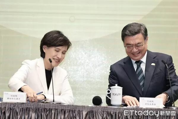 ▲行政院長卓榮泰、副院長鄭麗君。（圖／記者徐文彬攝）