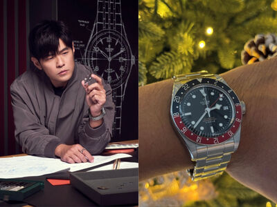 周杰倫的聖誕錶有「世界時光機」字樣　三方聯名帝舵表搶頭香