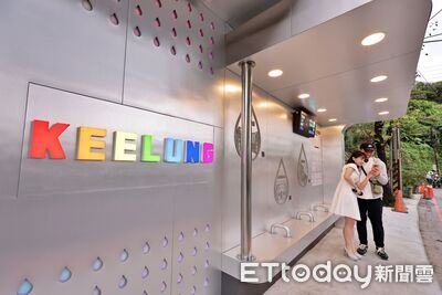 基隆在地企業設計不鏽鋼候車亭　邱佩琳：讓浴室舒適感上街