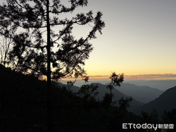 ▲▼今早太平山莊溫度4度，木棧台等地宛如撒下銀白糖霜。（圖／太平山莊提供，下同）