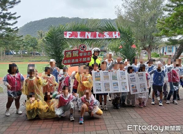 ▲大溪國小路跑活動結合安全宣導。（圖／記者楊晨東翻攝）