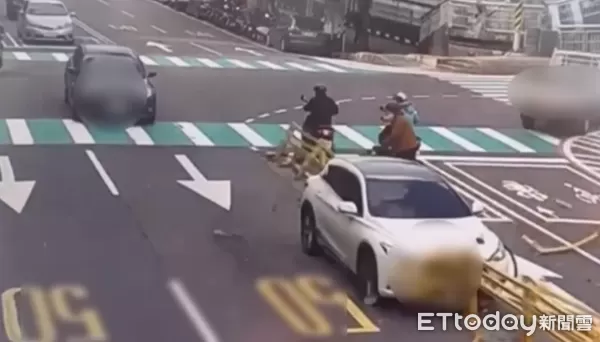 ▲▼基隆市仁一路毒駕，釀1死2傷，肇事者楊男，曾有多次吸毒、毒駕紀錄。（圖／記者郭世賢翻攝）