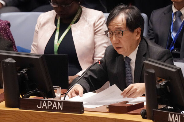▲▼日本駐聯合國代表山崎和之。（圖／達志影像／美聯社）