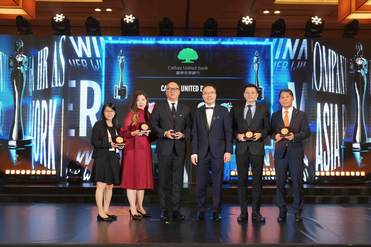 國泰世華新加坡分行獲2025年《HR Asia》亞洲最佳企業雇主獎（圖／國泰世華銀行提供）