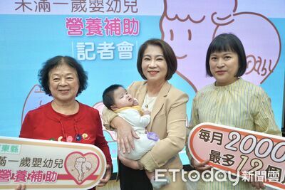 每月領2千元養寶寶　屏東未滿1歲嬰幼兒營養補助上路