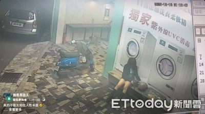 52歲女賊撬開機車坐墊偷5千！熱褲犯案畫面曝　網友：阿姨辣喔