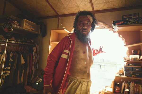 ▲柯震東、王淨、朱軒洋在《功夫》中拜戴立忍為師，在城市裡行俠仗義。（圖／麻吉砥加提供）