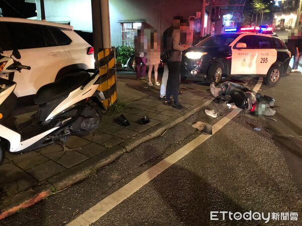 ▲台62甲線下傳出嚴重車禍。（圖／記者郭世賢翻攝）