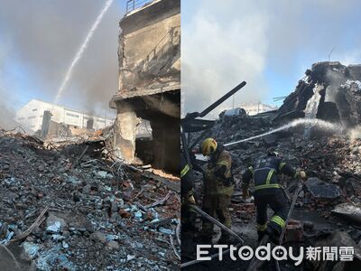 燒到白天變黑夜！高雄塑膠廠大火狂燒20hrs撲滅　最新空污監測曝