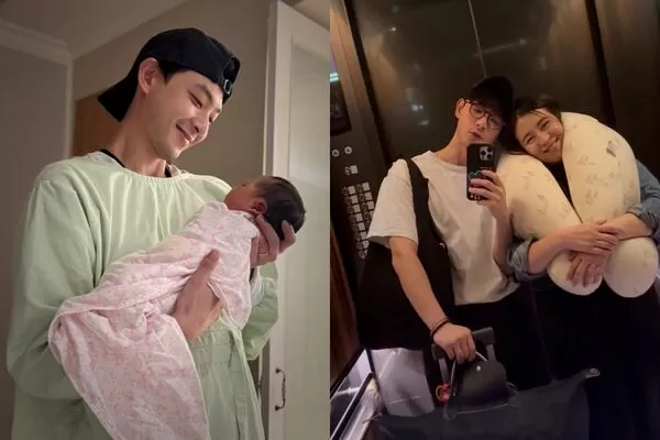 ▲▼連晨翔「顧娃顧到睡著」全被劉品言拍下：女兒很會哄睡我。（圖／翻攝自Facebook／連晨翔 Simon）