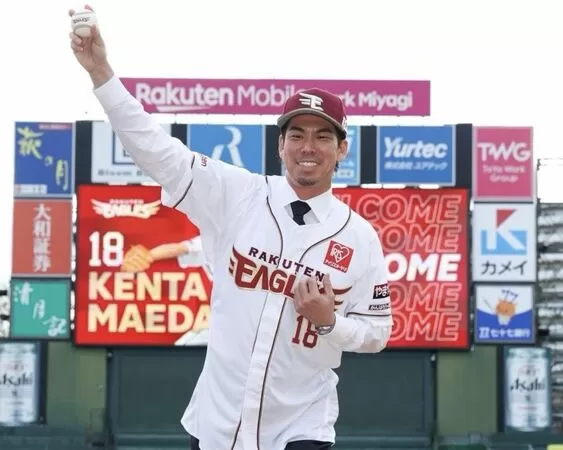 ▲前田健太加盟東北樂天金鷲。（圖／截自東北樂天金鷲IG）