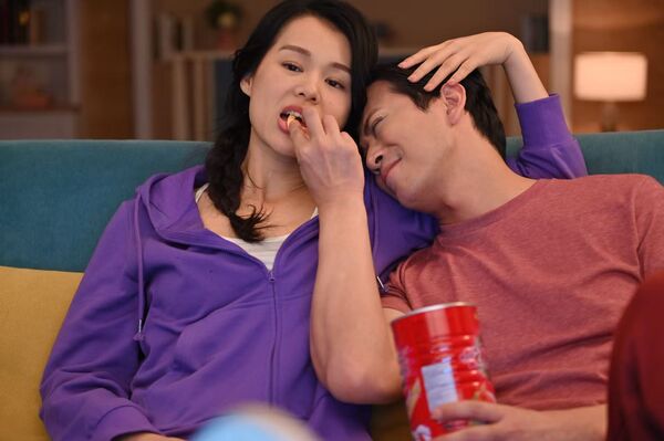 ▲陳曉東女兒朵朵驚喜客串首度同台合演。（圖／火爆娛樂提供）