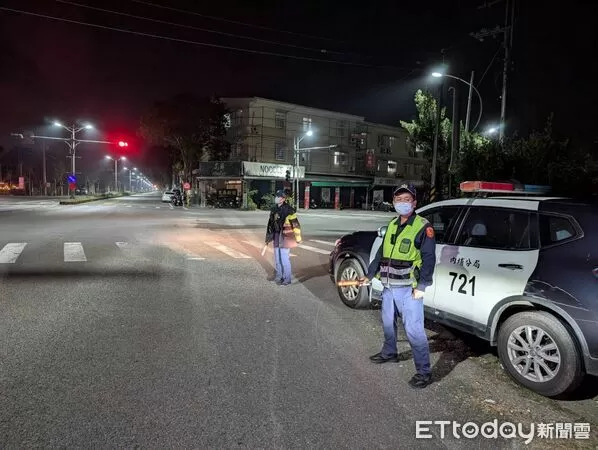 ▲內埔警方取締酒駕。（圖／記者陳崑福翻攝）