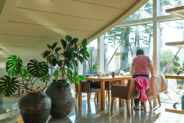 ▲▼釜山柏悅酒店咖啡館。（圖／部落客飛天璇的口袋授權提供）