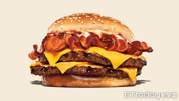 ▲▼漢堡王重磅培根雙層牛肉堡。（圖／業者提供）