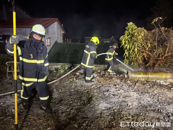 ▲南投縣政府消防局地利消防站成功發揮救災功效。（圖／記者高堂堯翻攝）
