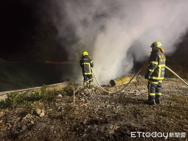 ▲南投縣政府消防局地利消防站成功發揮救災功效。（圖／記者高堂堯翻攝）