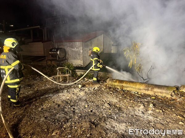 ▲南投縣政府消防局地利消防站成功發揮救災功效。（圖／記者高堂堯翻攝，下同）