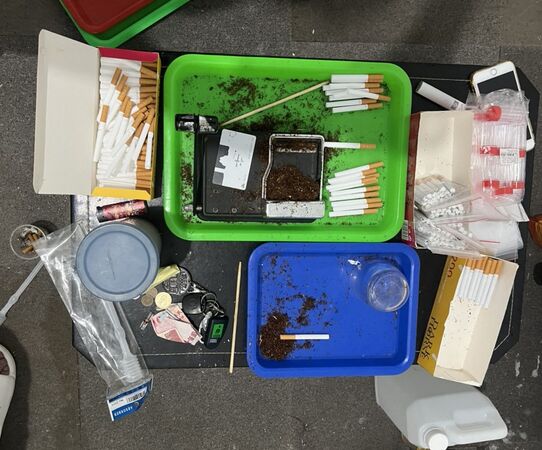 ▲彰化通緝犯夥同姪子成立製毒工廠。（圖／彰化地檢提供）