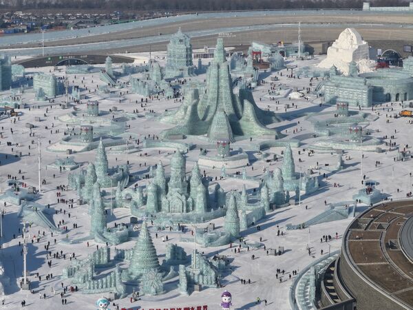 ▲第二十七屆哈爾濱冰雪大世界。（圖／CFP）