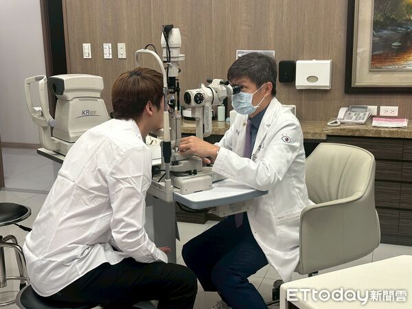 眼睛檢查。（圖／澄清眼科提供）