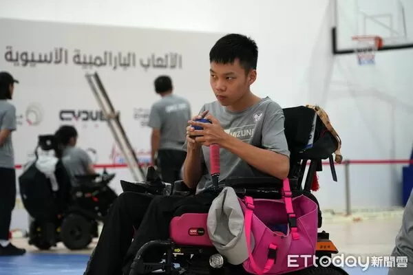 ▲▼台灣地板滾球選手塗煜鈞。（圖／記者蔡厚瑄攝）